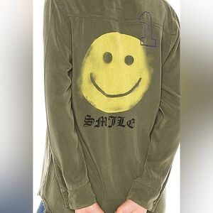 Lauren Moshi Forest Green Button Down Shirt